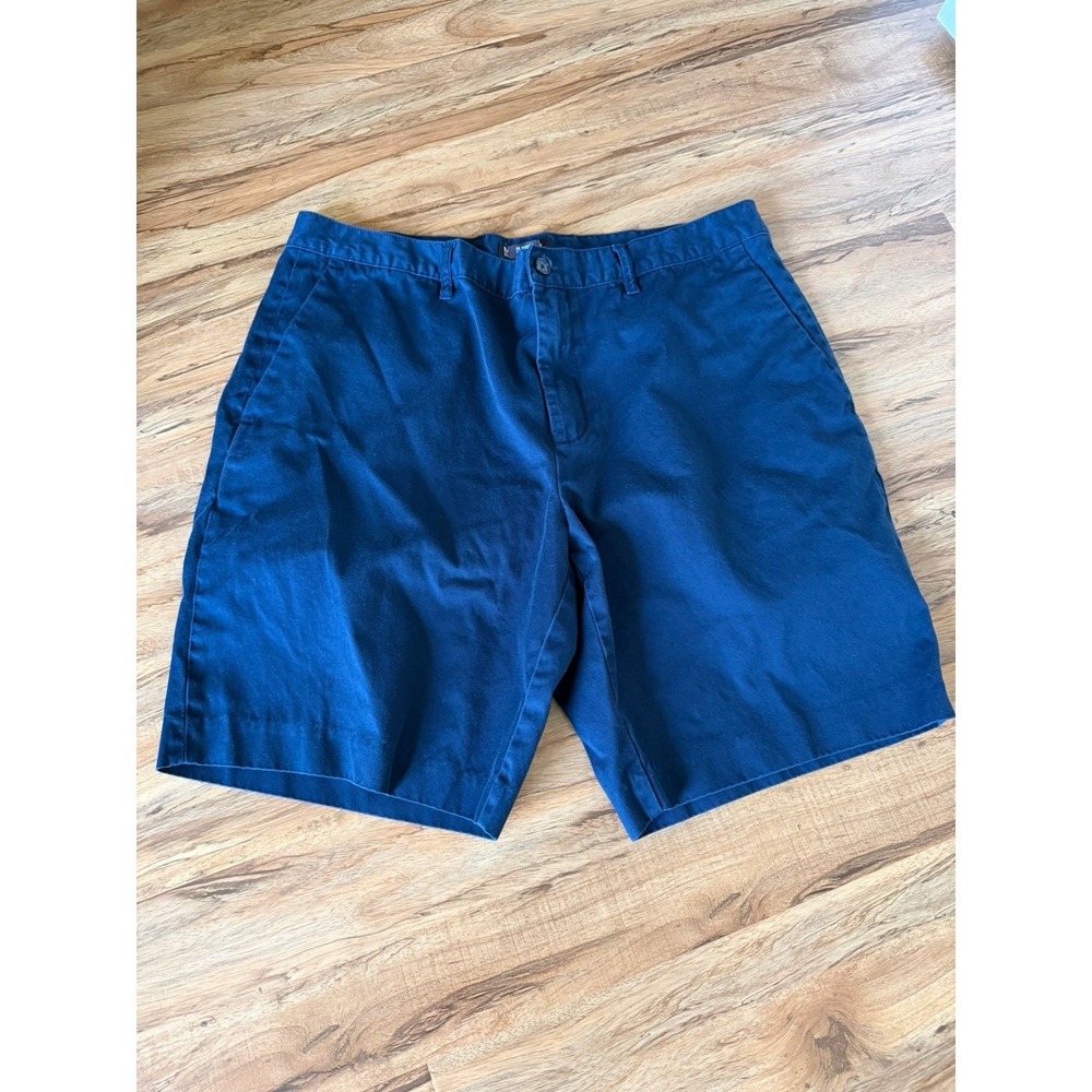 Michael Kors Men's Chino Shorts – Classic Casual Summer Style 34 Navy